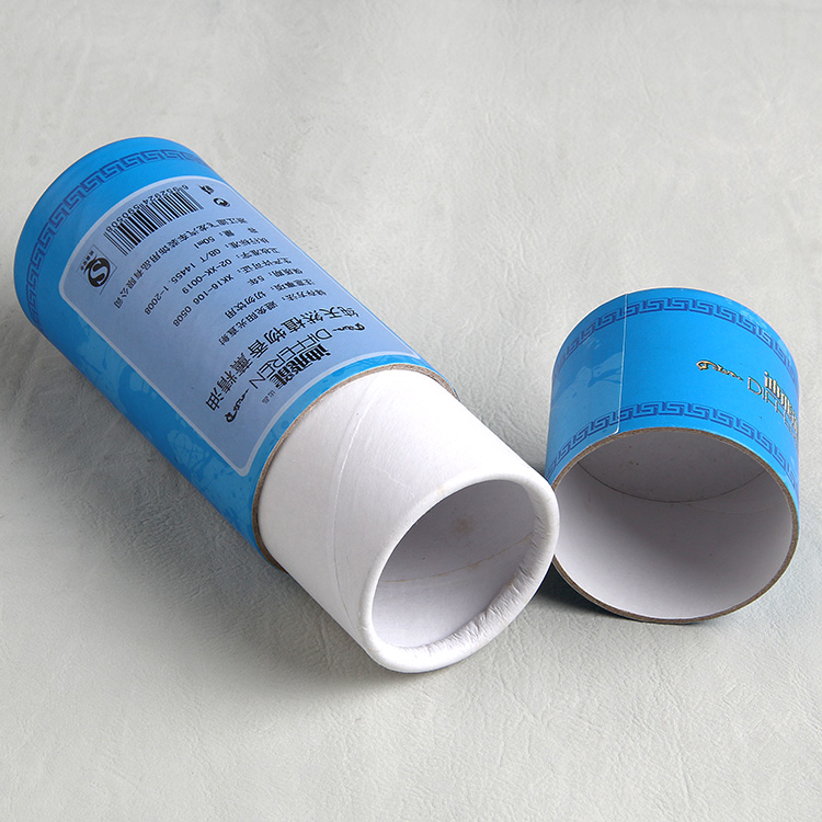 Unique Design Paper Material Sesame Essential Oil Round Tube Paper Box, Cylinder Paper Box
