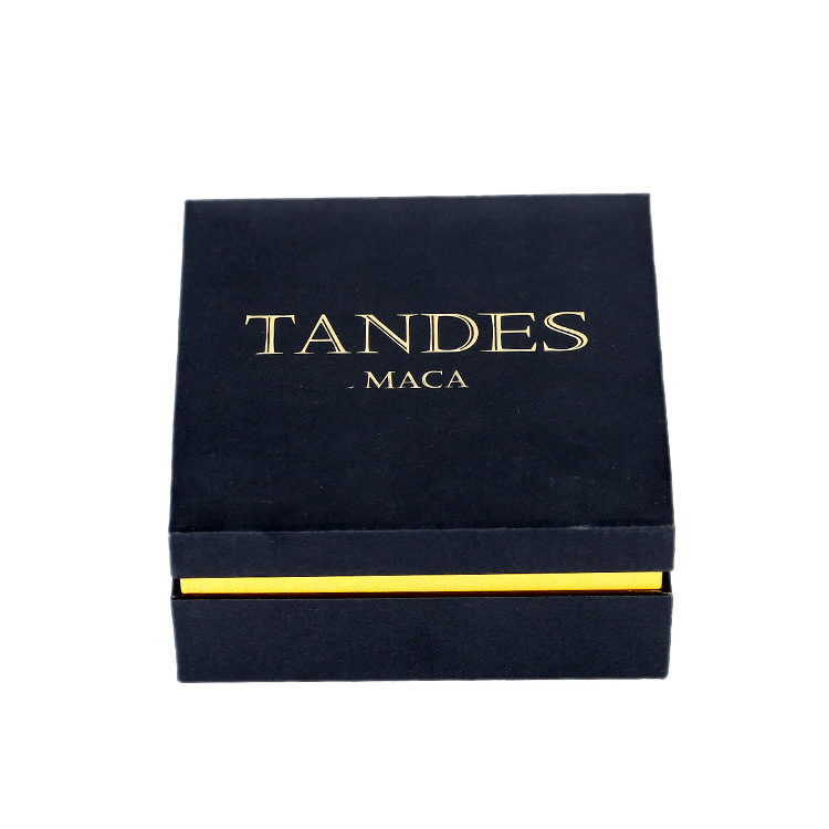 High-quality Luxury Customized Jewelry Products Cardboard Packaging Boxes With Gold Foil Print For Gift 
