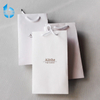 Grade Embossed Bronzing Paper Bags With White Cotton Rope Handles For Scarf
