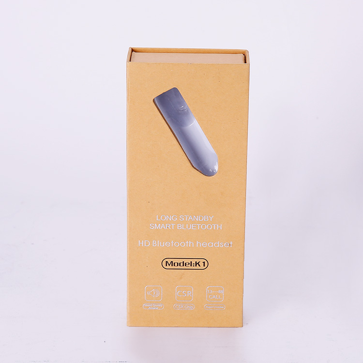 Manufacturers Wholesale Custom Logo Printing Book Flip Paper Packaging Box For Blue-tooth Sets With Gift 