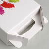 White Paperboard Packing Box With A Handle On The Top For Small Bottle Grape Wine Of Singapore Markets