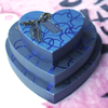 Chocolate candy gift box with window PVC transparent love gift box for Korean exquisite heart box