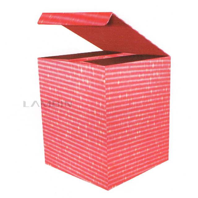 Rhom-bus shaped packaging box