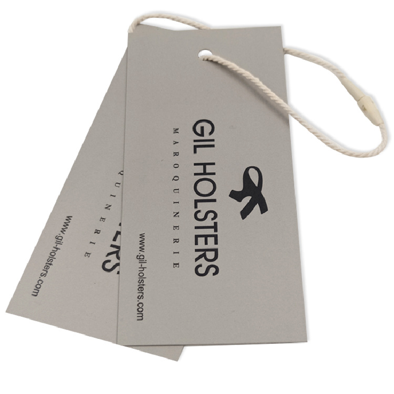 Custom Luxury Hang Tag Garment Paper Hangtags Luxury Label Paper Tag