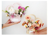 Newest Love Shape Folding Packaging Box Portable Heart Flower Boxes