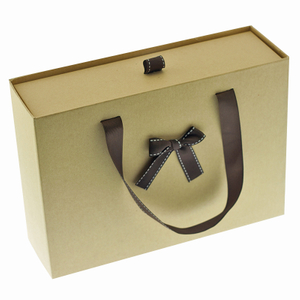 Purely Natural Drawer Kraft Custom High-grade Women's Gift Box Paper Bag, Paper Suitcase Gift Box
