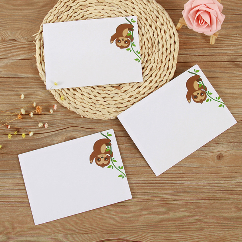 creative small fresh cute cartoon pattern series New Jersey kraft paper exquisite letterhead storage bag can be customized