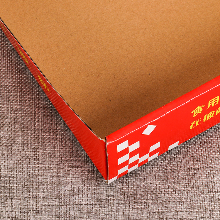 Wholesale Custom Printed Logo Carton Corrugated Paper Packaging Pizza Box