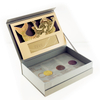 Luxury Gold Stamping Biscuit Food Paper Packing Box With Plastic Uptake
