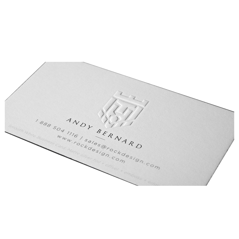2021 Custom Luxury Cotton Paper blinding luxury business cards
