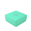 New lake blue diamond jewelry packing box ring earrings jewelry gift wrapping paper box