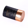High End Customized Luxury Black Art Paper Packaging Rigid Round Tube Gift Box