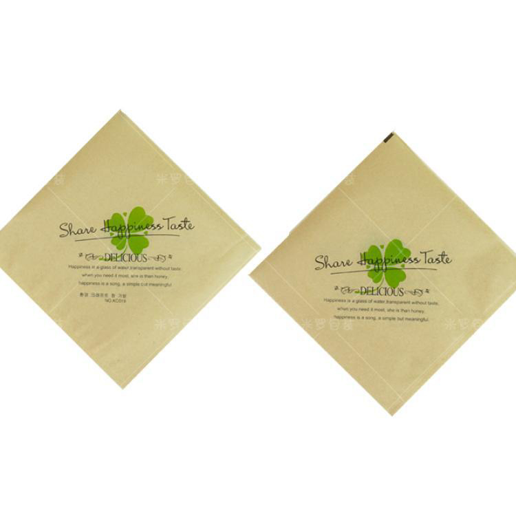 wrapping paper holding small cm paper bag 15.5 food health packing tree convenient triangle bag