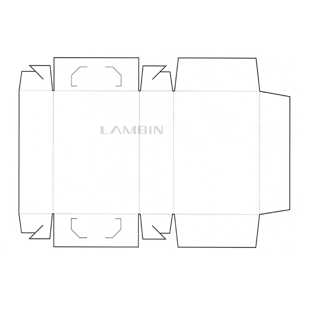 locking tray-like folding box with a swing cover