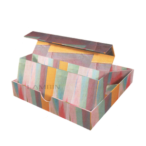 paper box with display structure