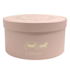 Customized Flower Packaging Gift Box, Hat Design Luxury Preserved Recyclable Paper Boxes