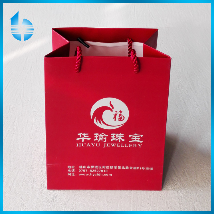 Nice Fashionable Paper Shopping Bag, Gift Bag Paper Bags With Handles