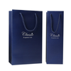 Wholesale High Quality Custom Logo Paper Gift Bags With Silk Handles For Clothing Gifts