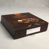 Varnished Paper Packaging Box With Gold Foil Printed Logo For Good Food