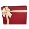 High quality luxury red paper box,paper packaging box gift with bag