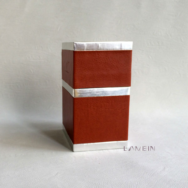 Hangzhou Printing Factory Customs Crafts Leather Packaging Box 
