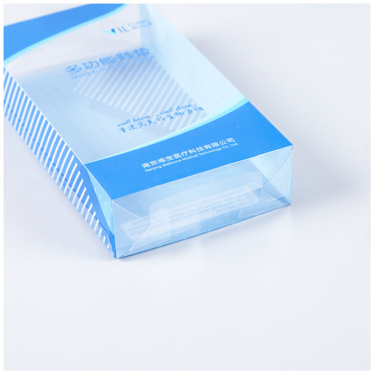 High quality transparent pvc box packaging for insoles