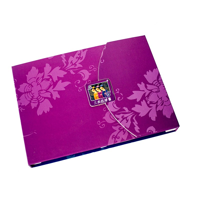 Wallet Type Purple Paper Member Card 