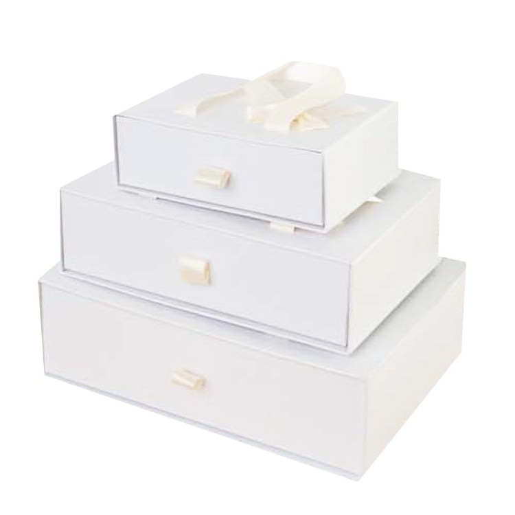 Wholesale Customized gift drawer box paper designs,custom paper box with logo printing