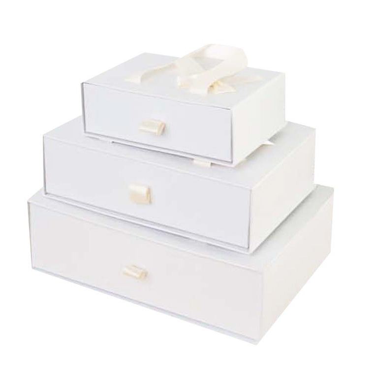 Wholesale Customized gift drawer box paper designs,custom paper box with logo printing