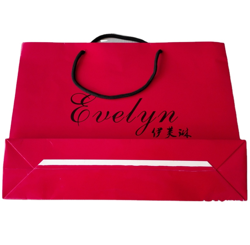 Shopping Quality Paper Bag Handbag Customized General Blank Paper Bag 