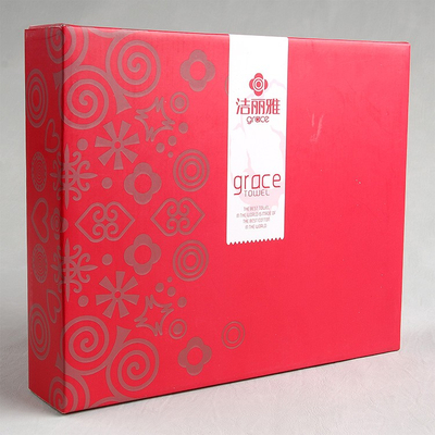 Factory Produce Packaging Box With Matte Corrugated Paper For Garment Accessories Towel