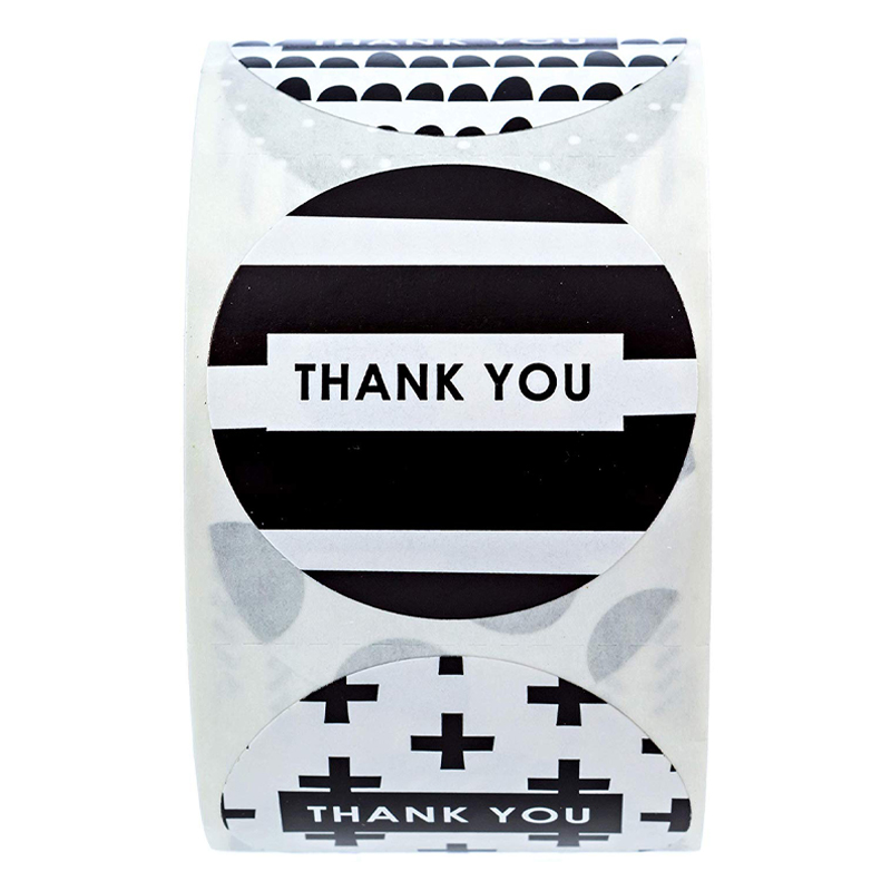Custom Round Adhesive Waterproof Paper Sticker Printing