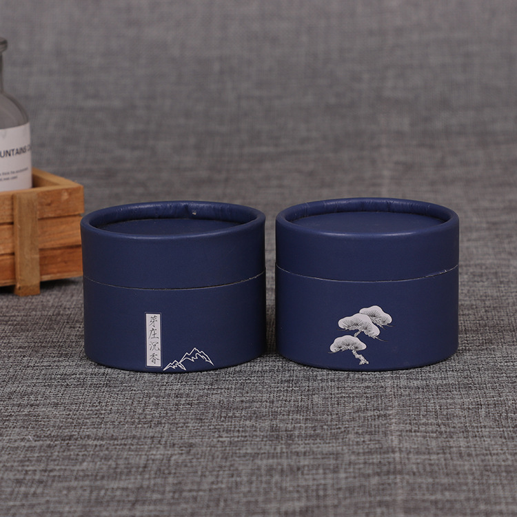 special paper tube packaging box kraft paper can incense tube paper bucket tea can cylinder