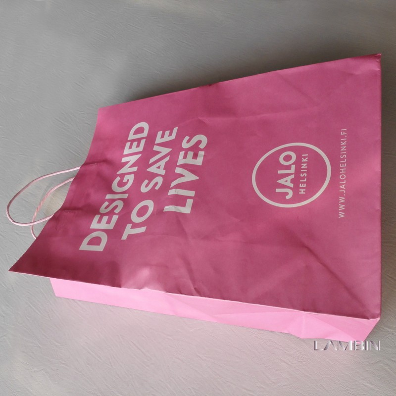Hot Selling Gift Custom Print Colorful Kraft Paper Bags For Garments 