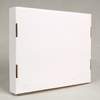 Wholesale Fancy White Folding Box Elegant Scarf Packaging Box Express Box With QR Code For Scarves