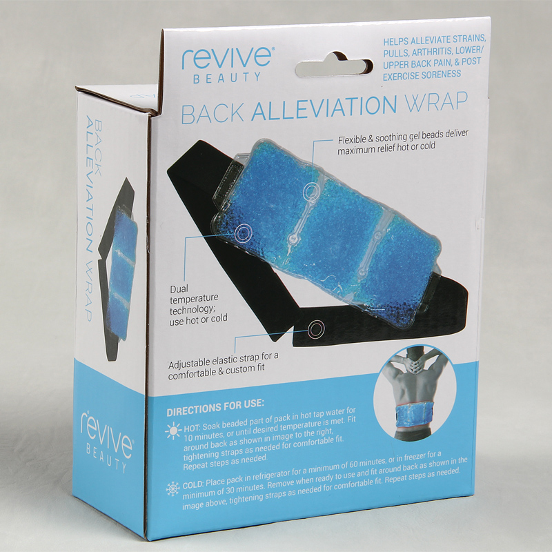 Printed Corrugated Packaging Box With Bayonet For Men Slimming Plastic Belt