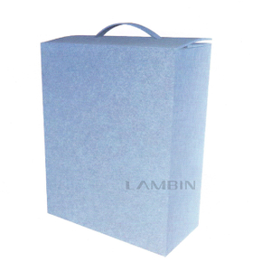 Paper box with handle