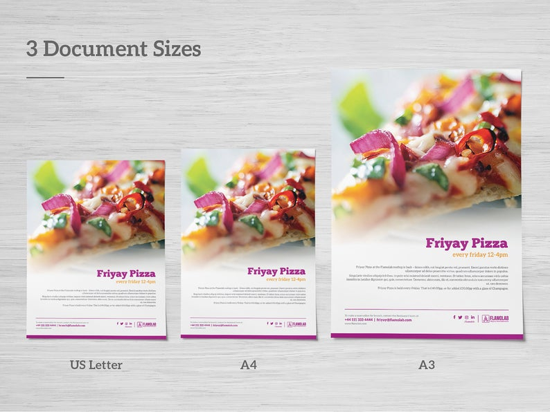 Durable paper advertising sample flyers