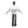 Stock Wholesale Disposable Aprons White Color Flat pack Of 10 White Aprons Polythene Aprons Plastic Aprons For Personal Safety And Hygiene