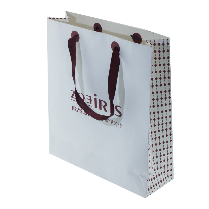 Custom Single Brown Paper Wine Bottle Package Bags With Silk Rope