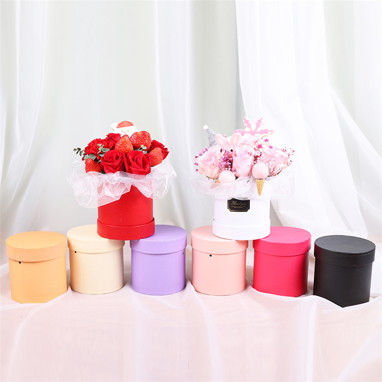 Wholesale Custom Mini Single Round Flower Box For Preserved Flower