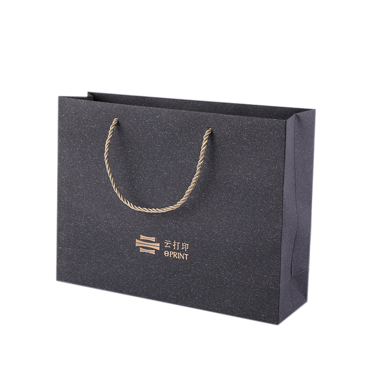 Manufacturer black luxury paper logo bags,paper bags for gift with handles