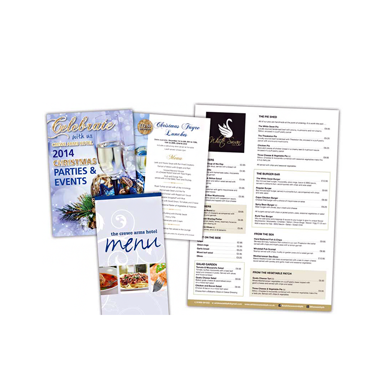 presentation folder packet paper file folder with leaflet flyer OEM service