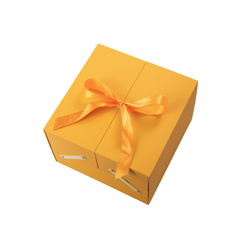 Luxury Creative Packing LOVE Gift Box Double Square Flower Box