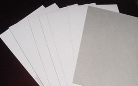Gray-bottom white paper